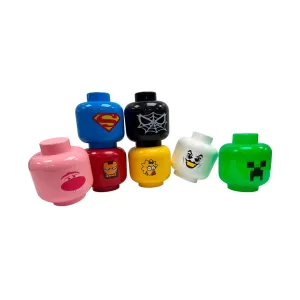 Cabeza Tipo Lego (100 pzas)